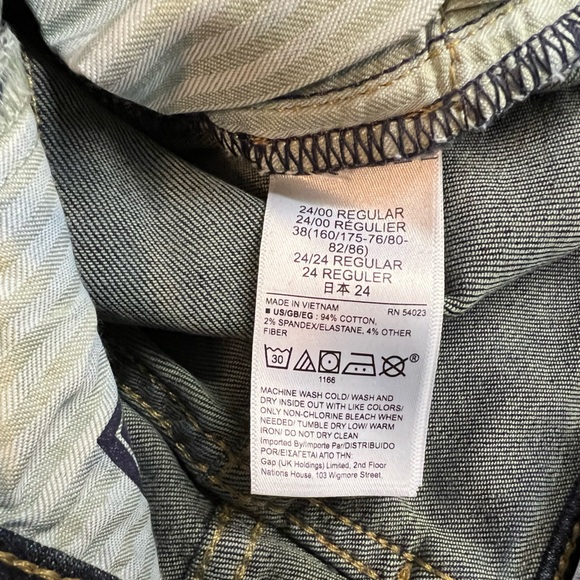 🎉HP🎉 Gap True Skinny Mid Rise Stretch Dark Wash Jeans - NWT - Picture 6 of 6